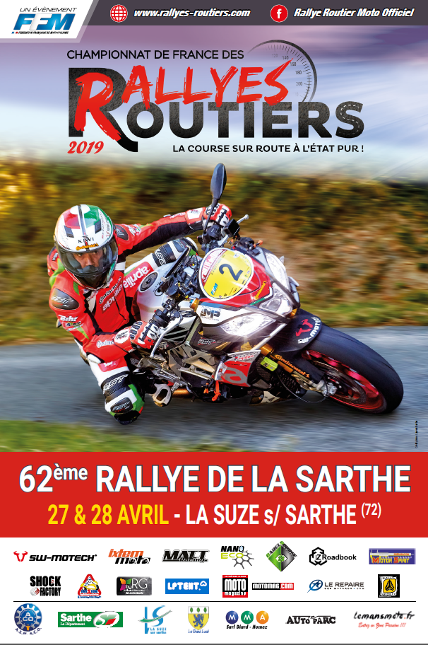 Info Vitesse - Rallyes Routiers de la Sarthe 27 et 28 avril