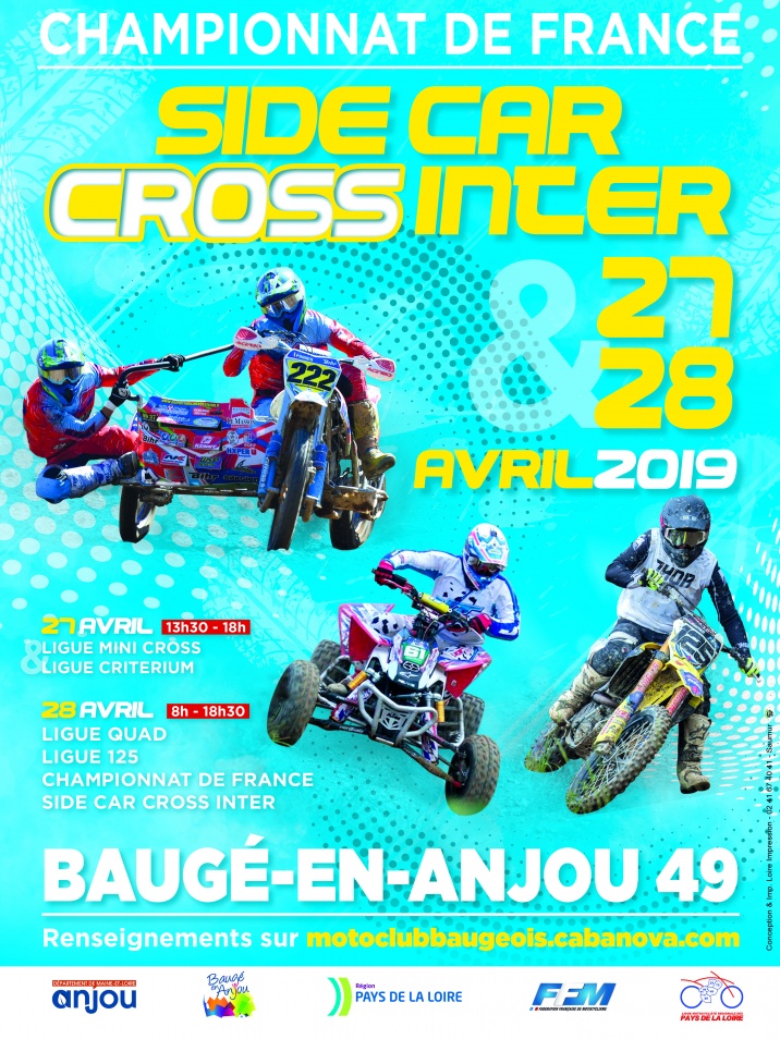 Info Motocross Baugé 27 et 28 avril