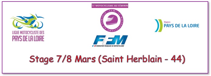 Infos Motocross - Journée Féminine 7 et 8 mars à St Herblain (44)