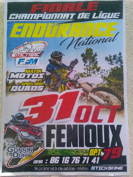 Info Endurance TT - Fenioux (79)