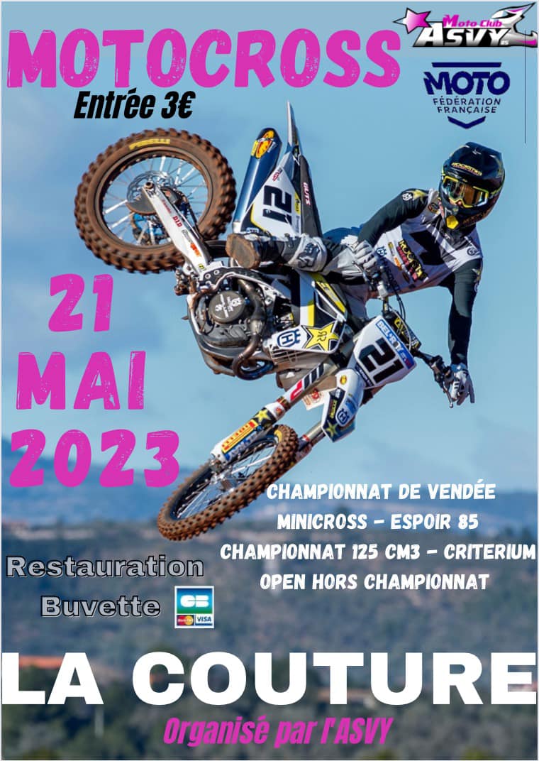 Info Motocross - épreuve Mareuil 21 mai