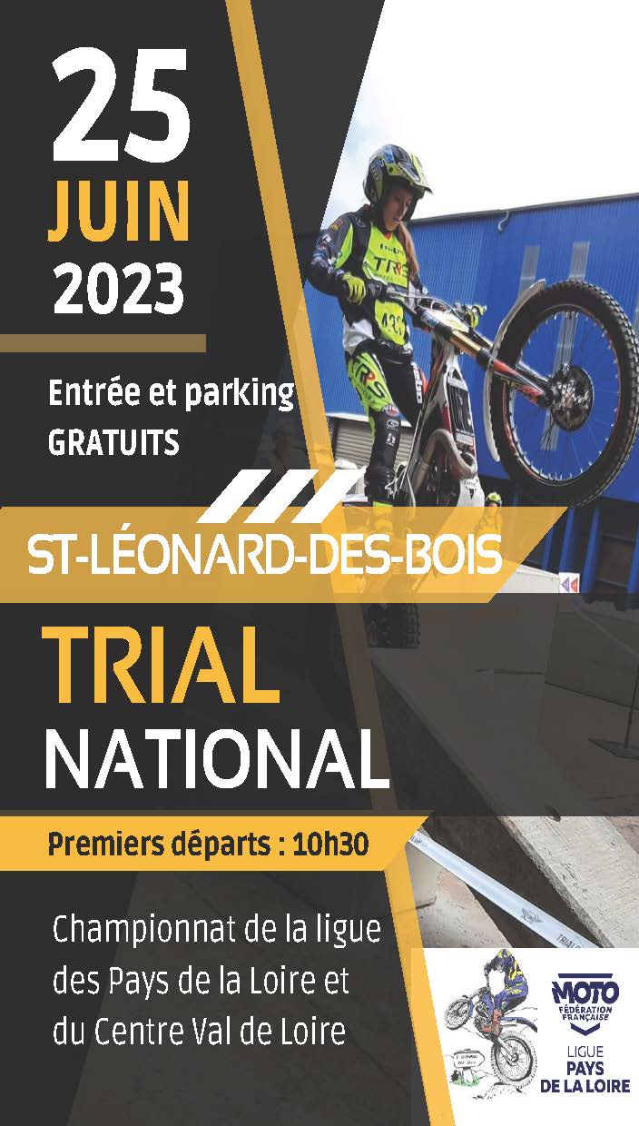 Info Trial - épreuve St Léonard des Bois 25 juin