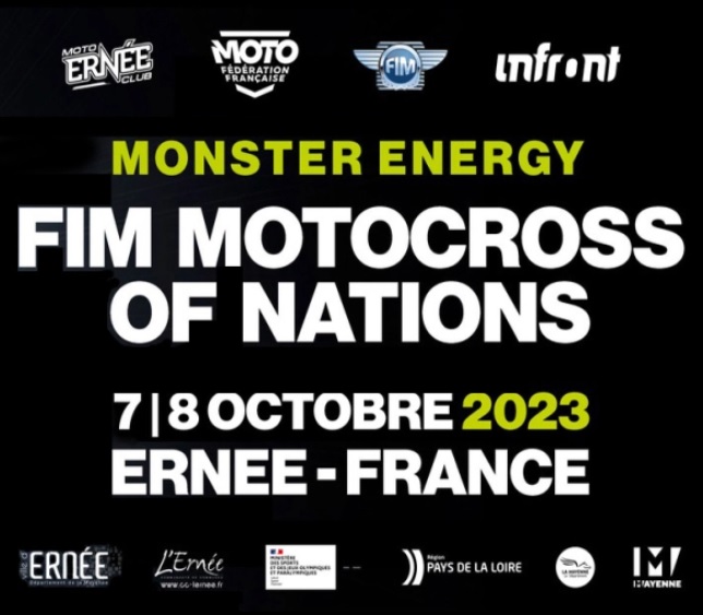 ERNÉE-53 – 7-8 OCTOBRE 2023 : LE MX DES NATIONS DE RETOUR EN FRANCE !