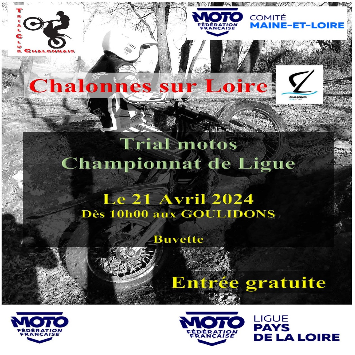 Info Trial - Chalonnes sur Loire 21 avril