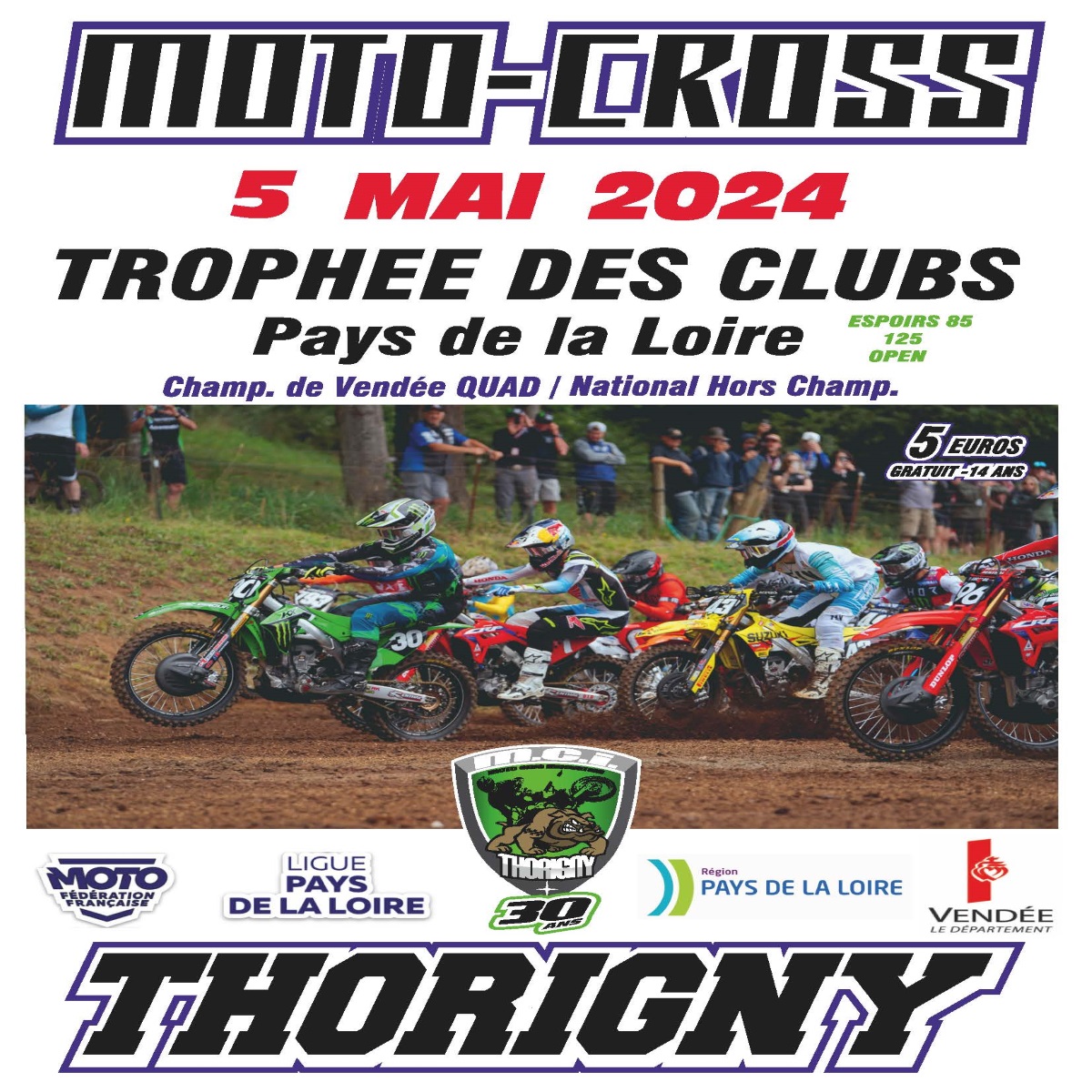Info Motocross - Thorigny 5 mai