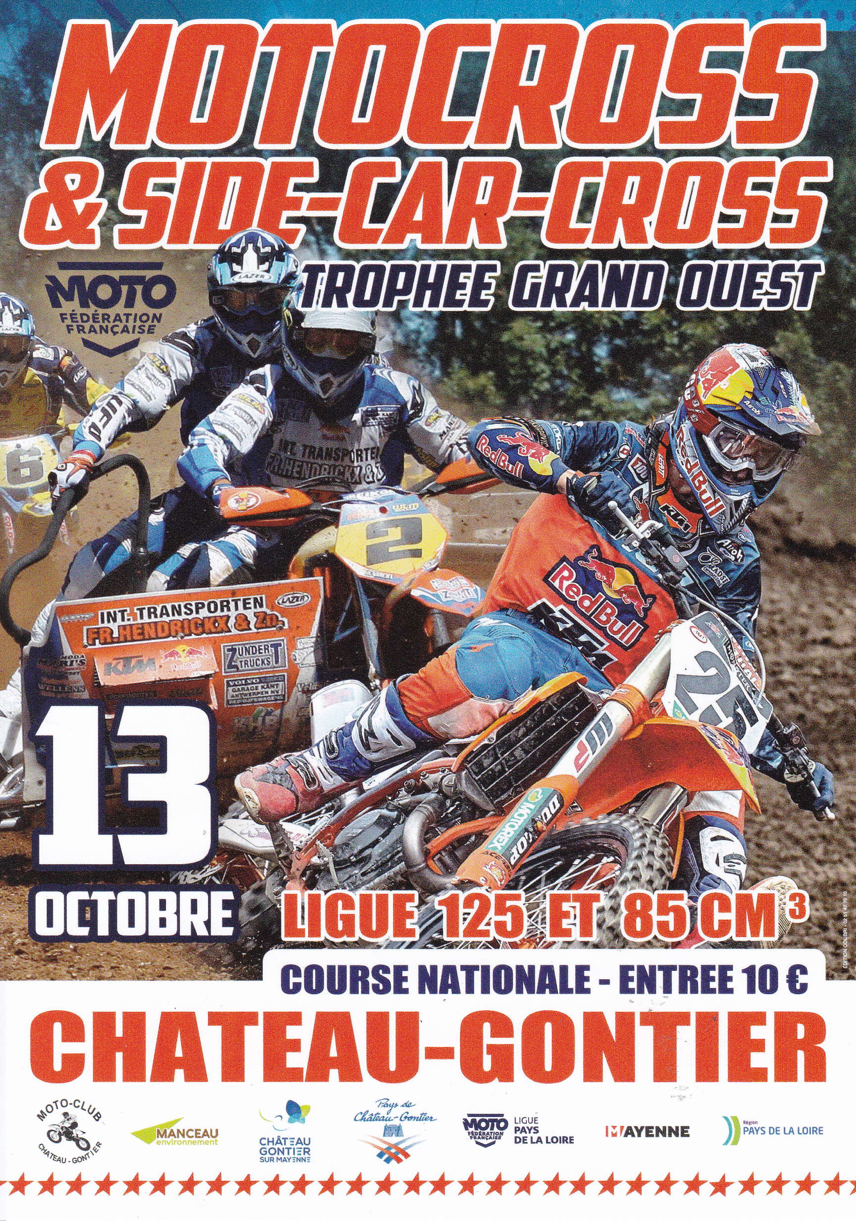 Info Motocross - Château Gontier 13 octobre