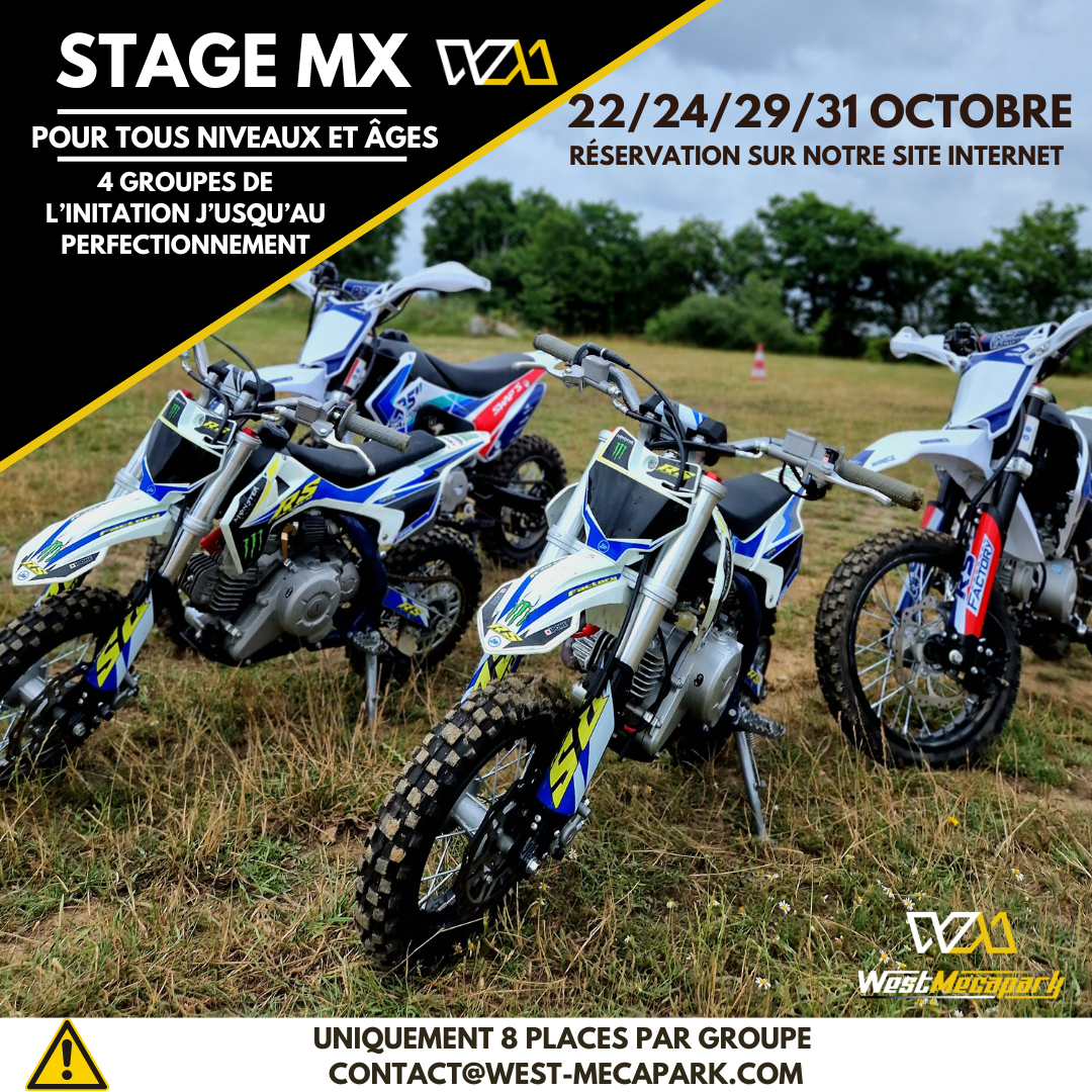 Info Motocross - Stages MX Corcoué sur Logne (44)