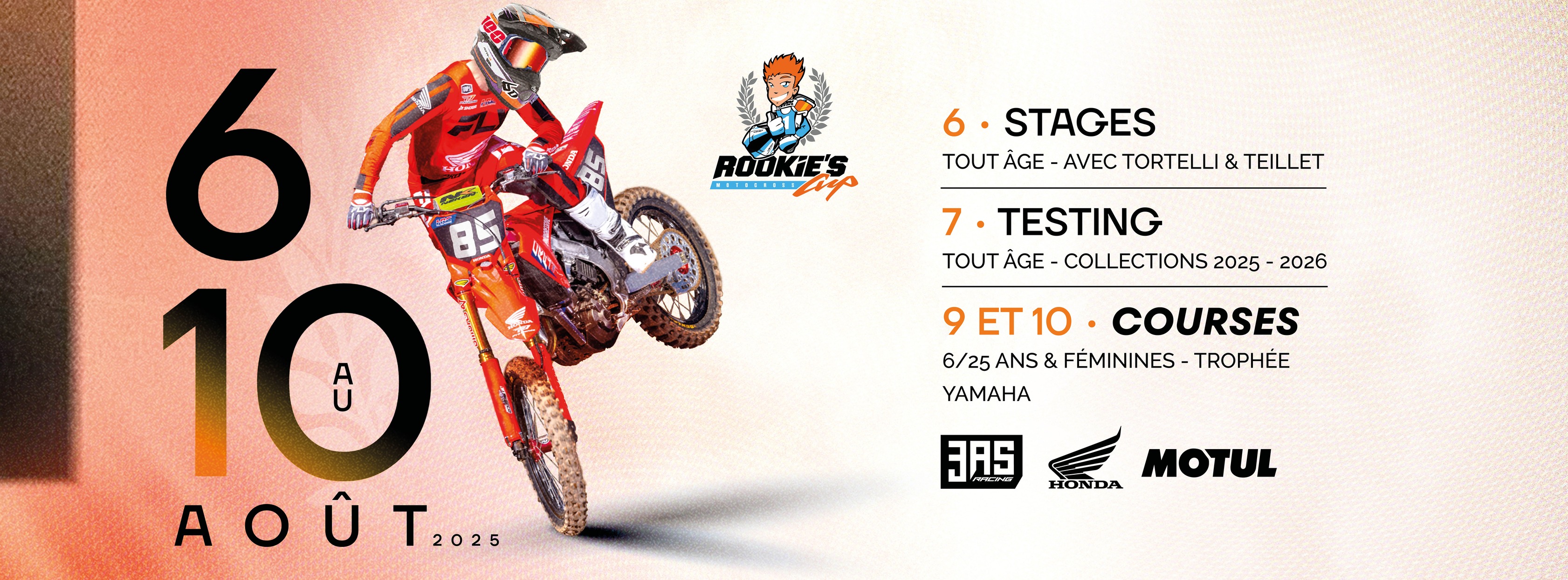 Info Motocross - Rookie's Cup Les Sables d'Olonne (85) 9 et 10 août
